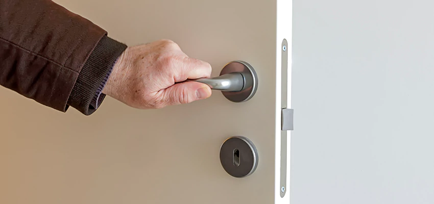 Restroom Locks Privacy Bolt Installation in DeKalb