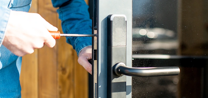 Aluminium Door Lock Replacement in DeKalb